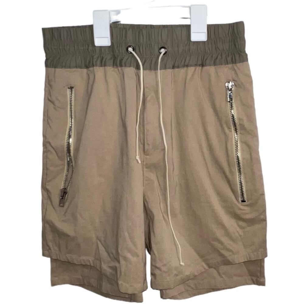 Embellish NYC Shorts Mens Size 30 Baggy Jones Tan